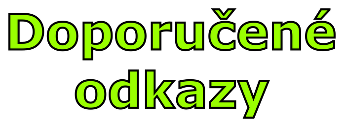 Doporuen odkazy, zbava, dleit informace